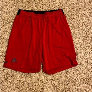 Adidas Climachill Red Tennis Shorts Size: Large